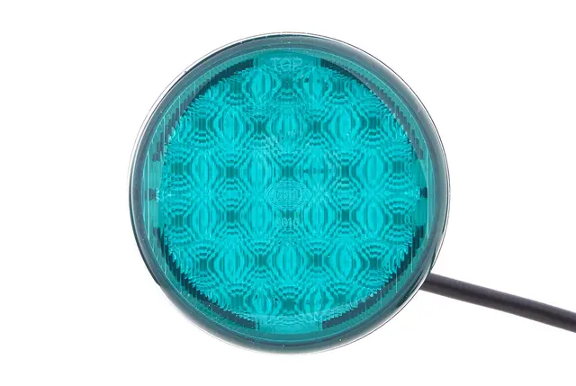 LAMP GREEN SIGNAL 83MM RND MD12/24   2XD Hella 