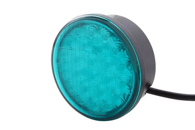 LAMP GREEN SIGNAL 83MM RND MD12/24   2XD Hella 