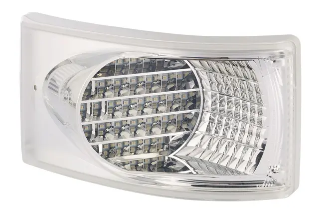 Blinklys LED 24v hvitt glass Hella 