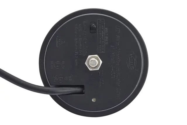 Blinklykt bak gult glass led 9-33V Hella 