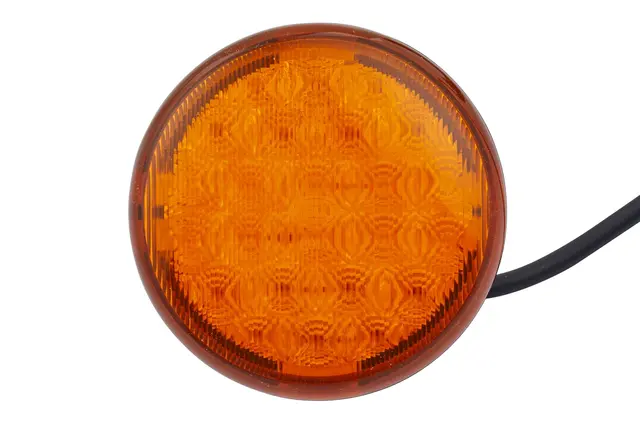 Blinklykt bak gult glass led 9-33V Hella 