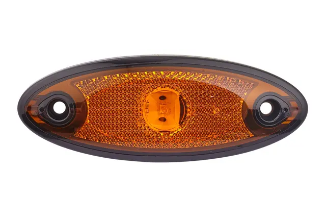 LED Sidemarkeringslykt Gul 12V Hella 