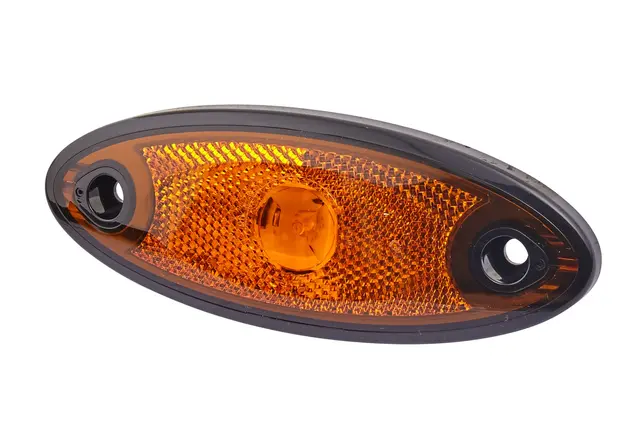LED Sidemarkeringslykt Gul 12V Hella 