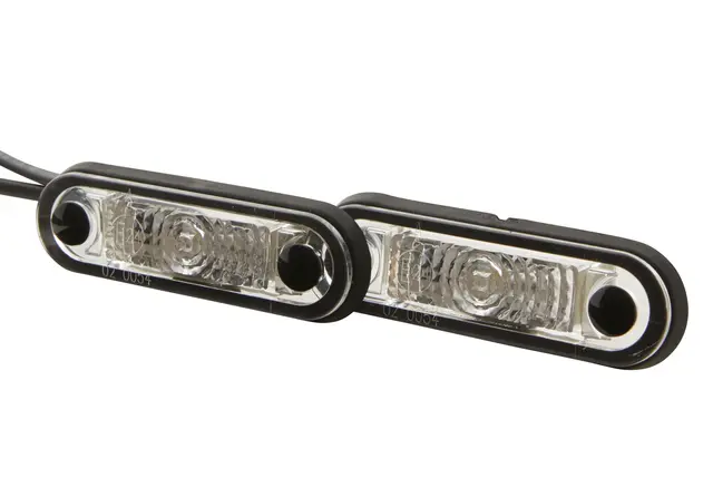 Markeringslys LED 12-24v hvit Hella 