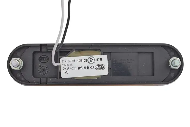 Sidemarkeringslykt LED 24v Gul Hella 