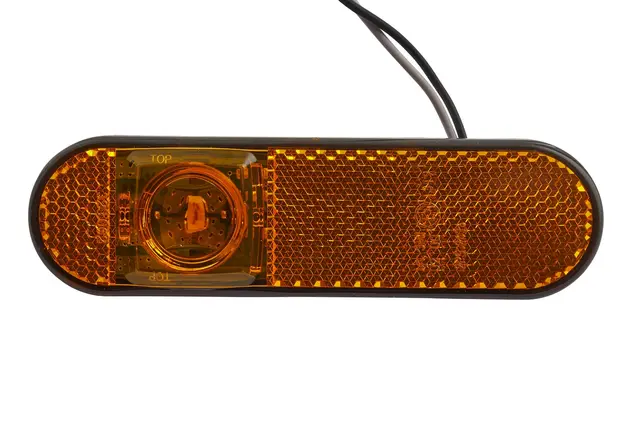 Sidemarkeringslykt LED 24v Gul Hella 