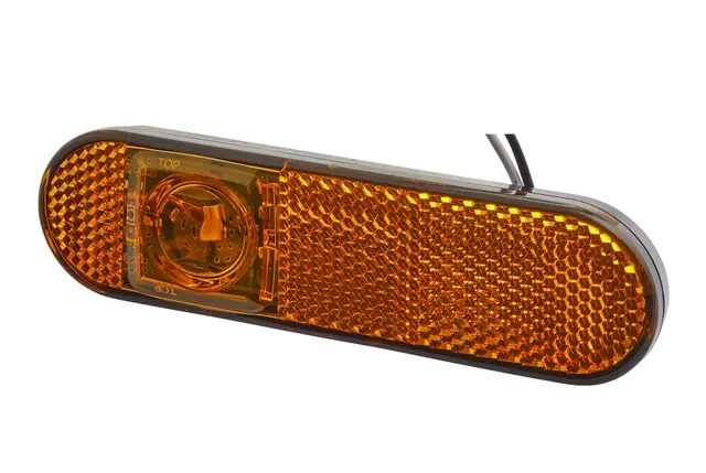 Sidemarkeringslykt LED 24v Gul Hella 