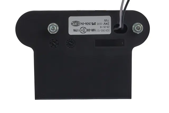 Sidemarkeringslykt LED 24v Gul m.holder Hella 
