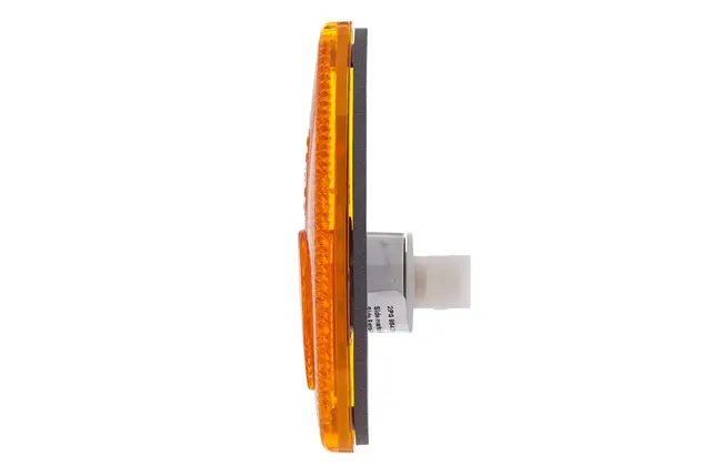 Lykt sidemarkering m/refleks gul/12V pæ. Hella 