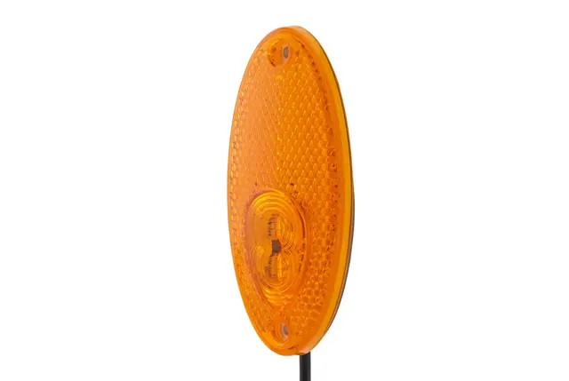 Sidemarkeringslykt 24v 2led Gul Oval Hella 