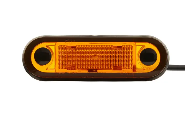 Sidemark.lykt LED 12/24V Gul glass 0,5m Hella 