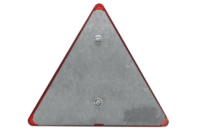Pefleks rød trekant m/ekst.alum.plate Hella 