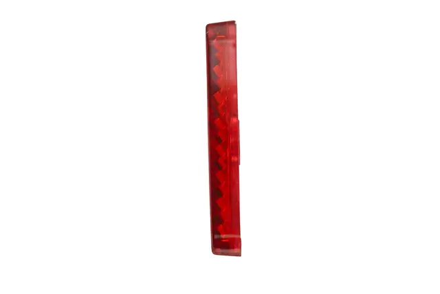 Refleks rød rektangulær 180x40x6,5mm Hella 