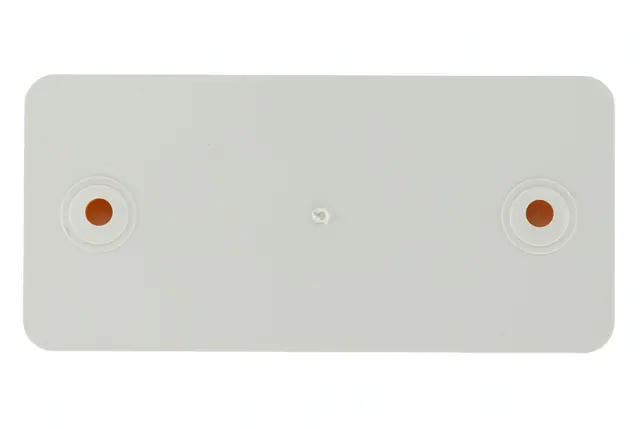 Firkant Refleks Gul 94x44mm hull 2xØ4,3m Hella 