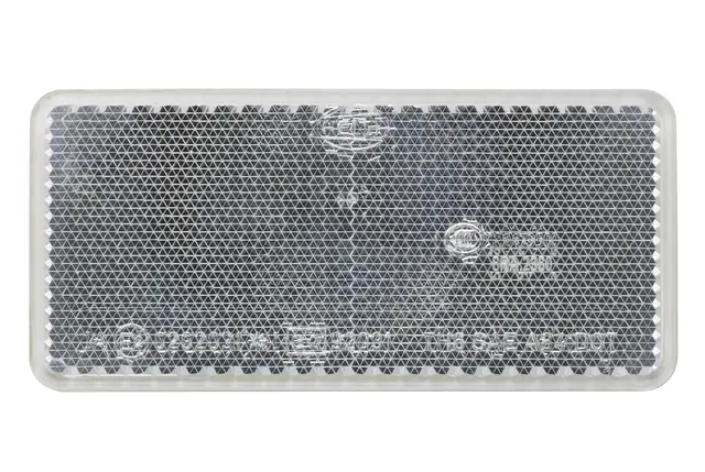 Firkant Refleks Hvit 94x44mm selvklebend Hella 