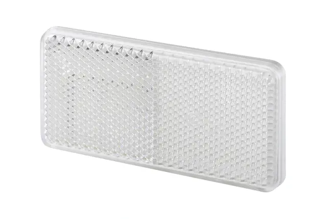 Firkant Refleks Hvit 94x44mm selvklebend Hella 
