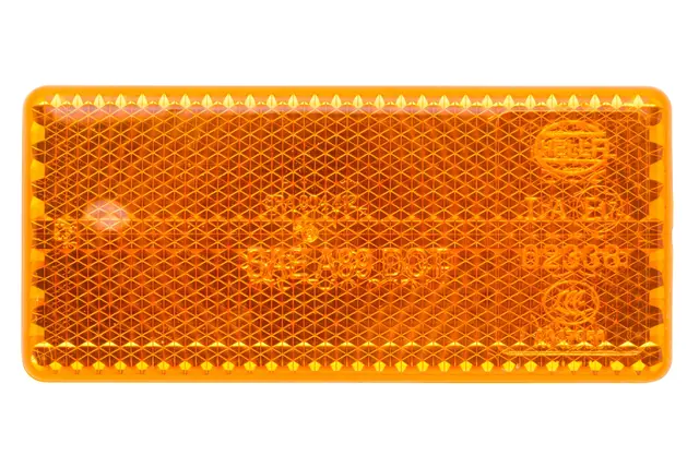 Firkant Refleks Gul 70x31,5mmselvklebend Hella 
