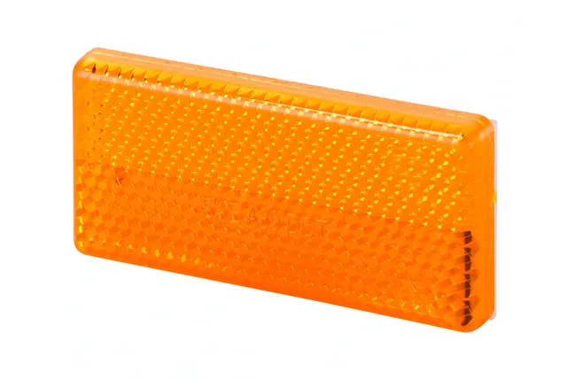 Firkant Refleks Gul 70x31,5mmselvklebend Hella 