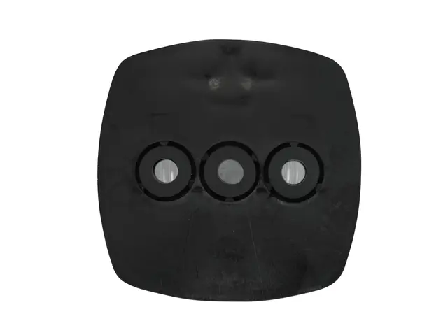 Lykt posisjonslys hvit m/sort grunnplate Hella 