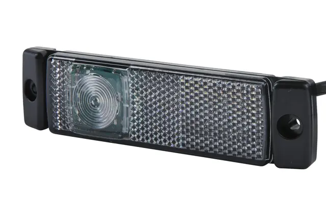 LED Posisjonslykt hvit m/300mm kabel Hella 