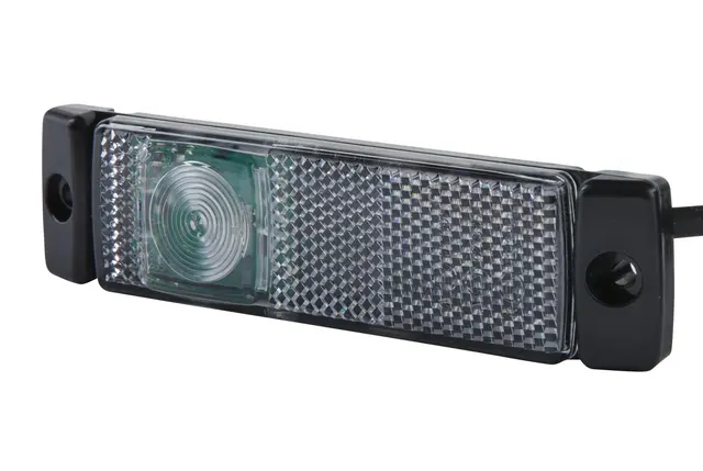 LED Markeringslykt 12V 1Led Hvit 500mm Hella 