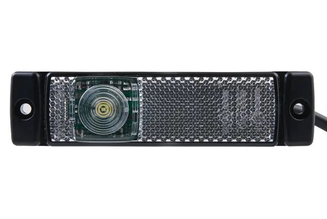 LED Markeringslykt 24V 1Led Hvit 300mm Hella 