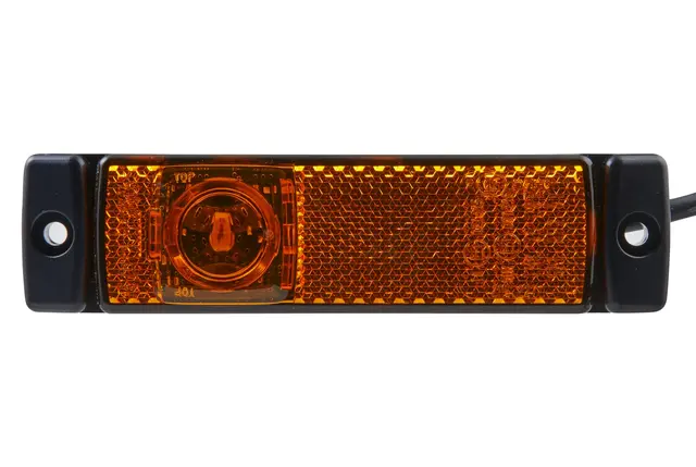 LED Sidemarkeringslykt gul m/1300mm kabe Hella 