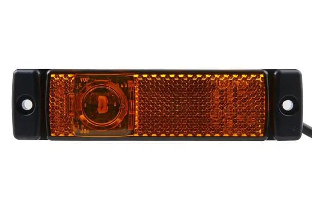 LED Sidemarkeringslykt 24v 1led Gul Hella 