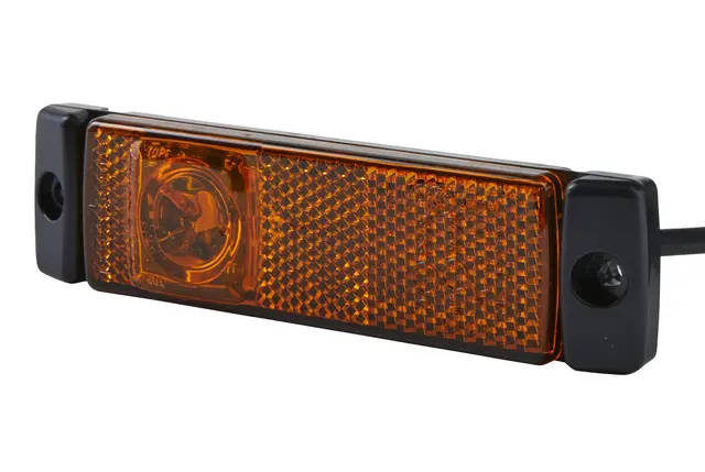 LED Sidemarkeringslykt 24v 1led Gul Hella 