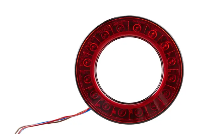 LED ring Baklykt ø60mm 24V Rød Hella 
