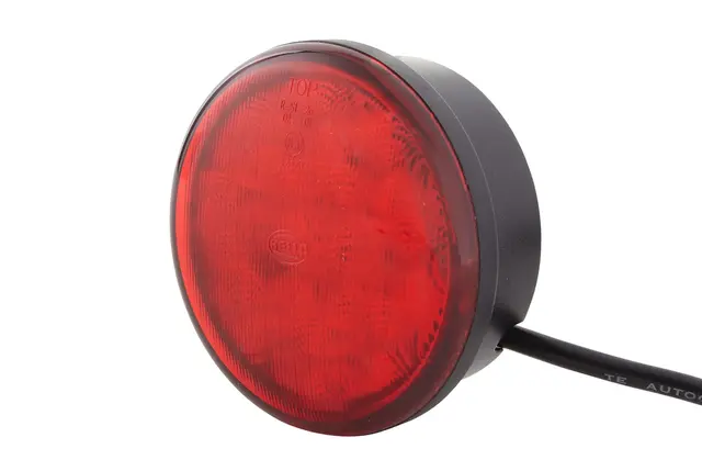 LED Bak/bremselykt Rødt glass 24V Hella 