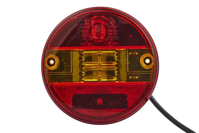 LED Bak/brems/blinklykt 10-32v flat Hella 