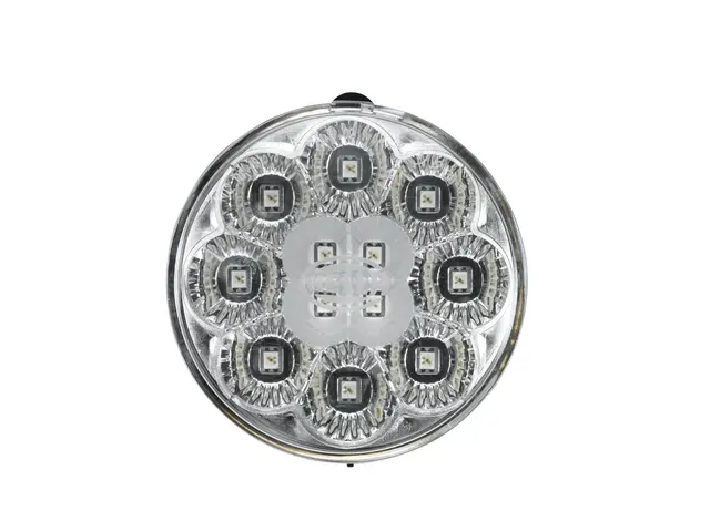 LED Blinklyklt klart glass 12 led 12V ba Hella 