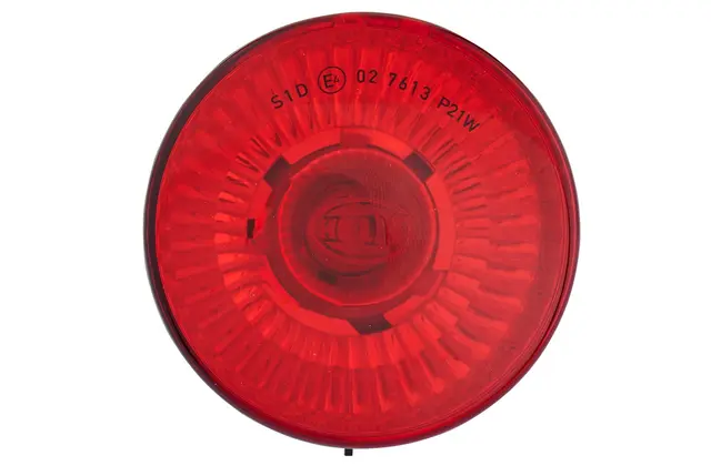 Bremselykt rødt glass m/pære 24V Hella 