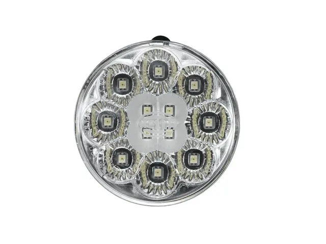 LED Bak/bremselykt klart glass 12 led 12 Hella 