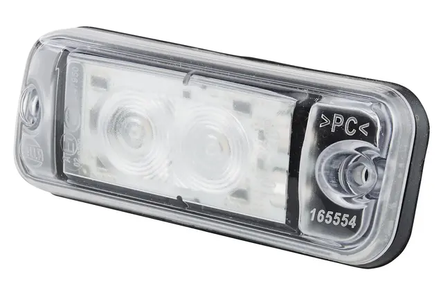 LED Markeringslykt hvit 24V 10-20gr Hella 