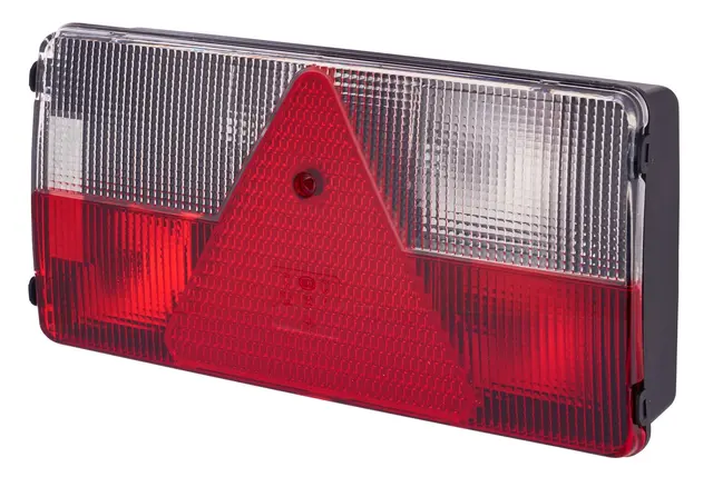Baklykt m/trekantrefleks Hø 12V Hella 