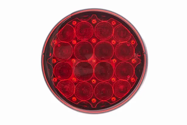 LED Tåkebaklykt rødt glass 24 led Hella 