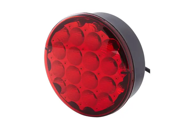 LED Tåkebaklykt rødt glass 24 led Hella 