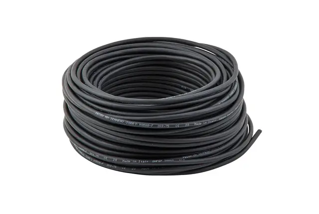 RUBBER CABLE 3X0,75 BK DIN57282      8KL Hella 