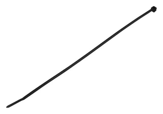 Strips 200x2.5mm Ø49. Sort (pris pr stk) Pakke à 100 stk. 