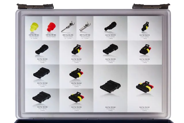 Verkstedsett Super Seal kontakter Hella 