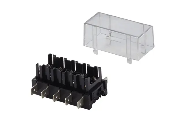 Sikringsholder  for 5 Flatsikringer Hella 