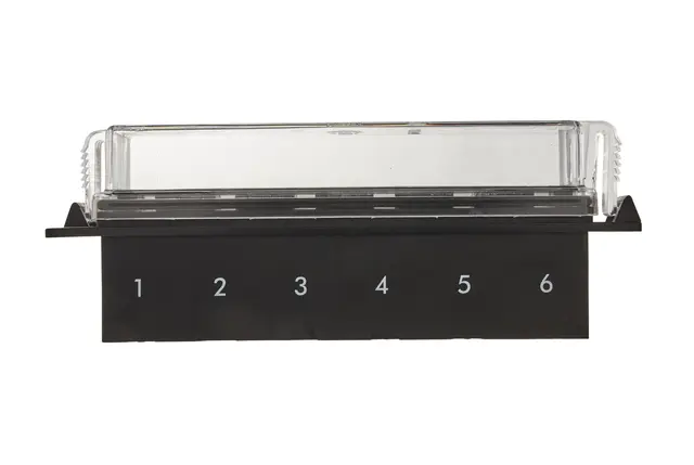 Sikringsholder  for 6 Flatsikringer Hella 