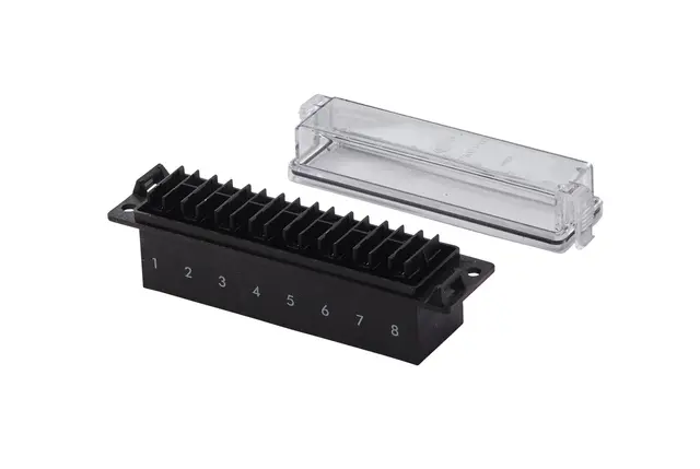 Sikringsholder  for 8 Flatsikringer Hella 