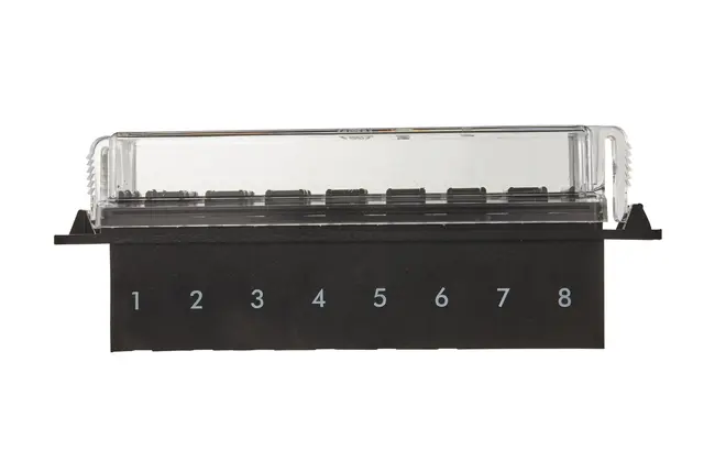 Sikringsholder  for 8 Flatsikringer Hella 