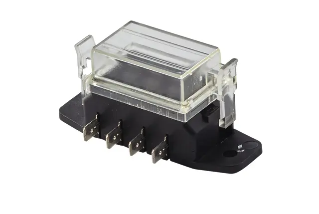 Sikringsholder  for 4 Flatsikringer Hella 