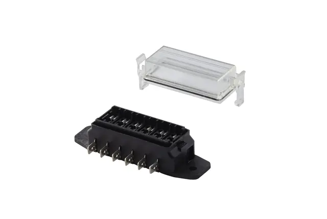 Sikringsholder  for 6 Flatsikringer Hella 
