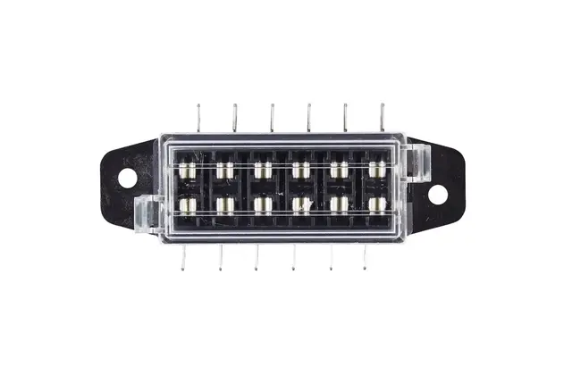 Sikringsholder  for 6 Flatsikringer Hella 