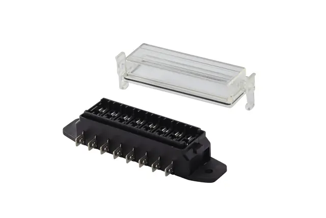 Sikringsholder  for 8 Flatsikringer Hella 